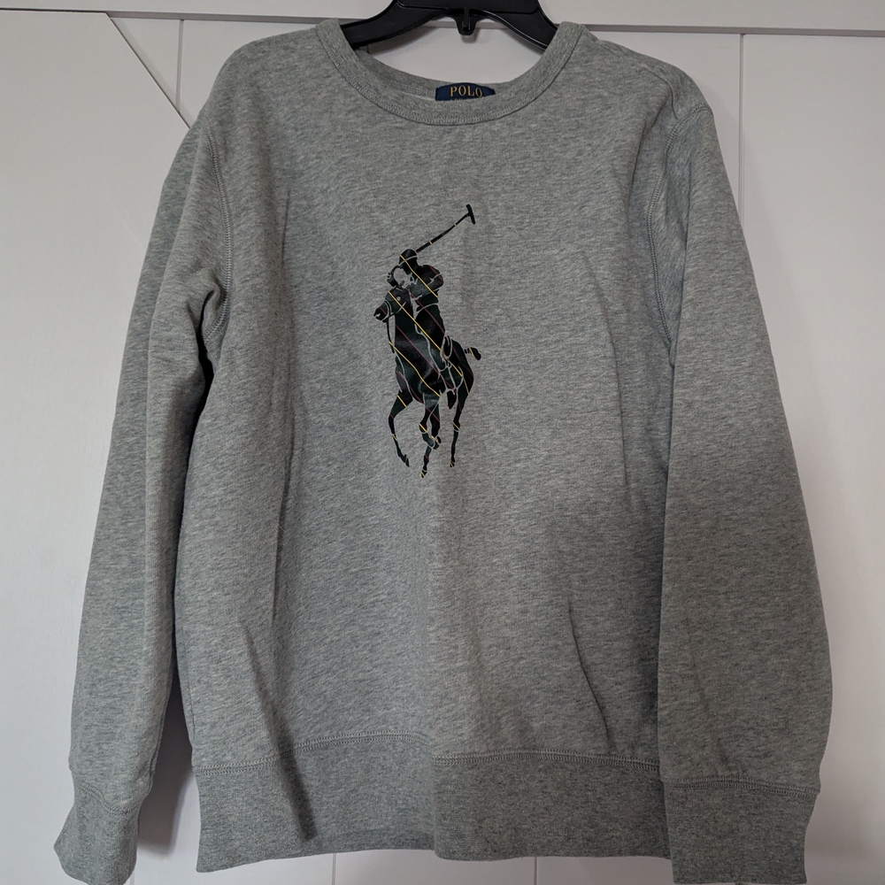 Ralph Lauren Gray Crewneck Sweater for Men